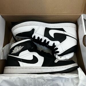 Nike Air Jordan Black and White Sneakers (women’s)